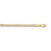 Thumbnail Image 4 of Diamond-Cut Chain Bracelet 4.25mm Semi-Solid 14K Two-Tone Gold 8.25"
