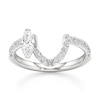 Thumbnail Image 1 of J'Lure Moval Old-Cut Lab-Grown Diamond Contour Wedding Band 1/2 ct tw 18K White Gold