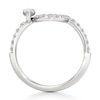 Thumbnail Image 2 of J'Lure Moval Old-Cut Lab-Grown Diamond Contour Wedding Band 1/2 ct tw 18K White Gold