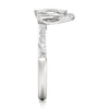 Thumbnail Image 3 of J'Lure Moval Old-Cut Lab-Grown Diamond Contour Wedding Band 1/2 ct tw 18K White Gold