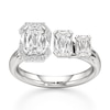 Thumbnail Image 1 of J'Lure Imperial-Emerald Step-Cut Lab-Grown Diamond Engagement Ring 2-1/6 ct tw 18K White Gold