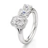 Thumbnail Image 4 of J'Lure Imperial-Emerald Step-Cut Lab-Grown Diamond Engagement Ring 2-1/6 ct tw 18K White Gold