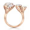 Thumbnail Image 2 of J'Lure Trillion Curved Brilliant-Cut Lab-Grown Diamond Engagement Ring 3-1/3 ct tw 18K Rose Gold