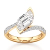 Thumbnail Image 1 of J'Lure Leaf Step-Cut Lab-Grown Diamond Bypass Engagement Ring 2-1/2 ct tw 18K Yellow Gold