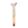 Thumbnail Image 3 of J'Lure Lab-Grown Diamond Contour Wedding Band 3/8 ct tw 18K Rose Gold