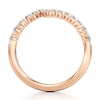 Thumbnail Image 2 of J'Lure Lab-Grown Diamond Contour Wedding Band 3/8 ct tw 18K Rose Gold