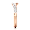 Thumbnail Image 3 of J'Lure Lab-Grown Diamond Contour Wedding Band 3/8 ct tw 18K Rose Gold
