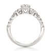Thumbnail Image 2 of J'Lure Radiant Brilliant-Cut Lab-Grown Diamond Engagement Ring 2 ct tw 18K White Gold