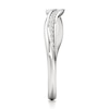 Thumbnail Image 3 of J'Lure Lab-Grown Diamond Contour Wedding Band 1/8 ct tw 18K White Gold