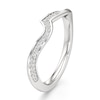 Thumbnail Image 4 of J'Lure Lab-Grown Diamond Contour Wedding Band 1/8 ct tw 18K White Gold