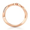 Thumbnail Image 2 of J'Lure Lab-Grown Diamond Contour Wedding Band 1/8 ct tw 18K Rose Gold
