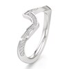 Thumbnail Image 4 of J'Lure Lab-Grown Diamond Contour Wedding Band 1/5 ct tw 18K White Gold