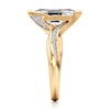 Thumbnail Image 3 of J'Lure Lozenge Step-Cut Lab-Grown Diamond Bypass Engagement Ring 2-1/5 ct tw 18K Yellow Gold