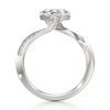 Thumbnail Image 2 of J'Lure Shield Step-Cut Lab-Grown Diamond Bypass Engagement Ring 2-1/5 ct tw 18K White Gold
