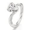 Thumbnail Image 4 of J'Lure Shield Step-Cut Lab-Grown Diamond Bypass Engagement Ring 2-1/5 ct tw 18K White Gold