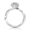 Thumbnail Image 2 of J'Lure Hexagon Step-Cut Lab-Grown Diamond Bypass Engagement Ring 3-1/4 ct tw 18K White Gold