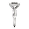 Thumbnail Image 3 of J'Lure Hexagon Step-Cut Lab-Grown Diamond Bypass Engagement Ring 3-1/4 ct tw 18K White Gold
