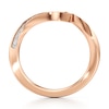 Thumbnail Image 2 of J'Lure Lab-Grown Diamond Contour Wedding Band 1/5 ct tw 18K Rose Gold