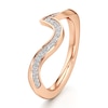 Thumbnail Image 4 of J'Lure Lab-Grown Diamond Contour Wedding Band 1/5 ct tw 18K Rose Gold