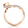 Thumbnail Image 2 of J'Lure Lab-Grown Diamond Contour Wedding Band 1/5 ct tw 18K Rose Gold