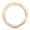 Thumbnail Image 2 of J'Lure Baguette-Cut Lab-Grown Diamond Contour Wedding Band 3/8 ct tw 18K Rose Gold