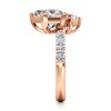Thumbnail Image 3 of J'Lure Pentagon Brilliant-Cut Two-Stone Lab-Grown Diamond Engagement Ring 4-1/2 ct tw 18K Rose Gold