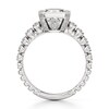 Thumbnail Image 2 of J'Lure Square-Emerald Step-Cut Lab-Created Diamond Engagement Ring 3-1/2 ct tw 18K White Gold