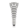 Thumbnail Image 3 of J'Lure Square-Emerald Step-Cut Lab-Created Diamond Engagement Ring 3-1/2 ct tw 18K White Gold