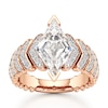 Thumbnail Image 1 of J'Lure Lozenge Step-Cut Lab-Grown Diamond Engagement Ring 3-1/2 ct tw 18K Rose Gold