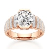 Thumbnail Image 1 of J'Lure Octagon Brilliant-Cut Lab-Grown Diamond Engagement Ring 3-3/8 ct tw 18K Rose Gold