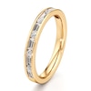 Thumbnail Image 4 of J'Lure Baguette & Round-Cut Lab-Grown Diamond Wedding Band 3/8 ct tw 18K Yellow Gold
