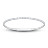 Thumbnail Image 1 of Lab-Grown Diamond Flex Bangle Bracelet 1 ct tw 14K White Gold