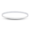 Thumbnail Image 1 of Lab-Grown Diamond Flex Bangle Bracelet 2 ct tw 14K White Gold