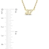 Thumbnail Image 4 of Diamond Double Digit Number Necklace Diamond Accents 10K Yellow Gold 18"
