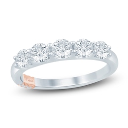 Pnina Tornai Lab-Grown Diamond Five-Stone Anniversary Ring 1 ct tw 14K White Gold