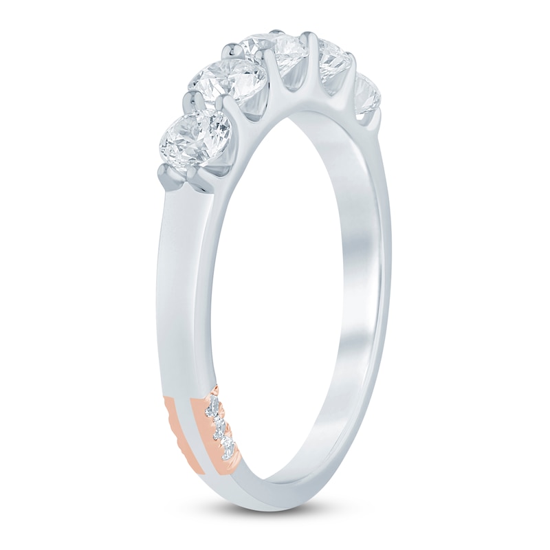 Main Image 2 of Pnina Tornai Lab-Grown Diamond Five-Stone Anniversary Ring 1 ct tw 14K White Gold