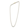 Thumbnail Image 2 of Popcorn Chain Necklace 2.74mm Semi-Solid 14K Two-Tone Gold 20"