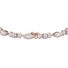 Thumbnail Image 3 of J'Lure Moval Old-Cut, Pentagon Brilliant-Cut & Square Emerald Step-Cut Lab-Grown Diamond Bracelet 8-7/8 ct tw 14K Rose Gold 7"