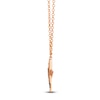 Thumbnail Image 2 of Le Vian Diamond Star Necklace 1/8 ct tw 14K Strawberry Gold 19"