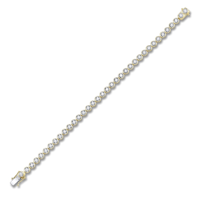 Main Image 2 of Shy Creation Diamond Bezel-Set Tennis Bracelet 1-3/4 ct tw 14K Yellow Gold 7" SC55027641V3