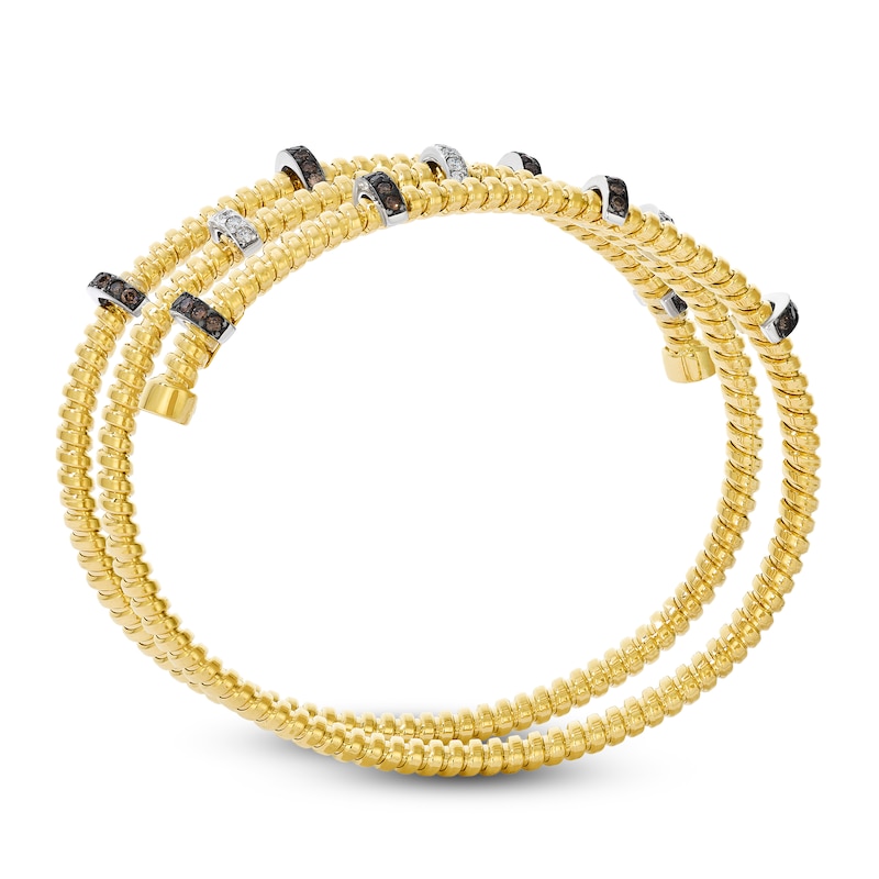 Main Image 2 of Le Vian Diamond Flex Bangle Bracelet 7/8 ct tw 14K Honey Gold
