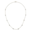 Thumbnail Image 1 of Marquise & Emerald-Cut Lab-Grown Diamond Bezel-Set Station Necklace 2-1/2 ct tw 14K Yellow Gold 18"