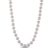Thumbnail Image 2 of Akoya Cultured Pearl Necklace 14K Yellow Gold 7.5-8mm 30"