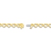 Thumbnail Image 3 of Unspoken Crosslink Bracelet Solid 14K Yellow Gold 7.25"