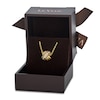Thumbnail Image 3 of Le Vian Diamond Crisscross Necklace 1/6 ct tw 14K Honey Gold 19"