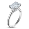 Thumbnail Image 2 of Radiant-Cut Lab-Grown Diamond East-West Solitaire Plus Engagement Ring 5 ct tw Platinum (VS2/F)