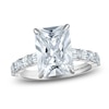 Thumbnail Image 1 of Vera Wang VOW Radiant-Cut Lab-Grown Diamond Engagement Ring 5-7/8 ct tw 14K White Gold