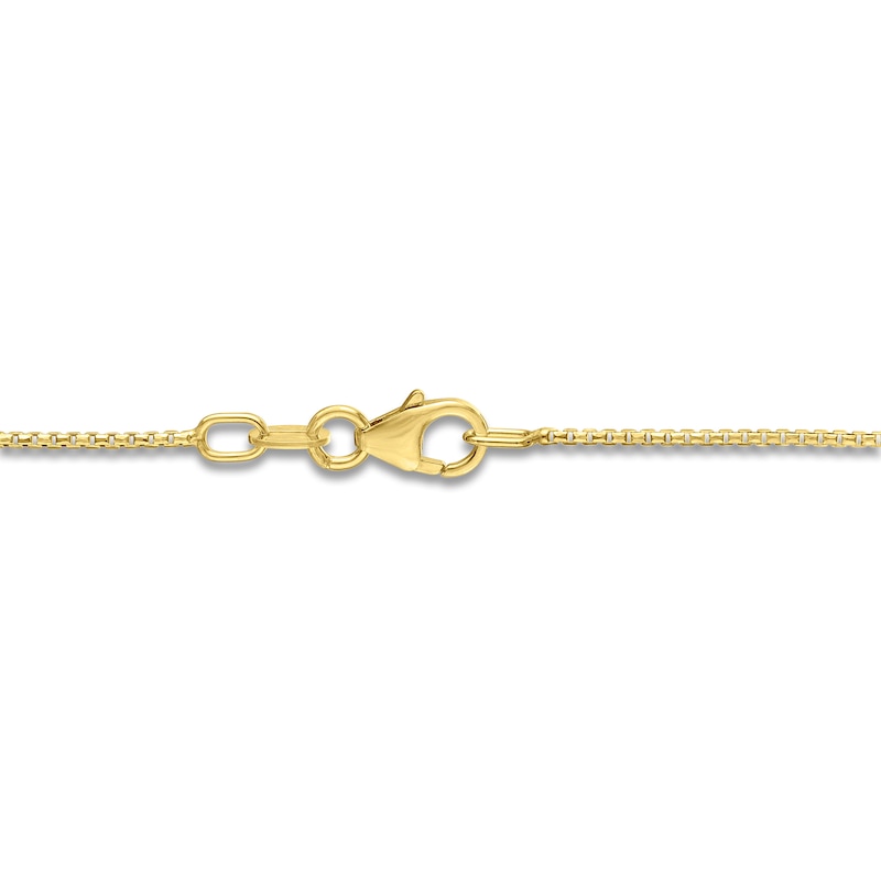 Main Image 4 of Jared Signature Diamond Pavé Teardrop Necklace 3/4 ct tw 14K Yellow Gold 18"