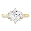 Thumbnail Image 3 of Princess-Cut Lab-Grown Diamond Engagement Ring 2-1/6 ct tw 14K Yellow Gold