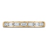Thumbnail Image 3 of Vera Wang VOW Baguette-Cut Diamond Wedding Band 1/4 ct tw 14K Yellow Gold